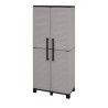 ARMARIO ALTO ESTANTES AJUSTABLES Y PATAS REGULABLES 680X370X1690MM ARTPLAST