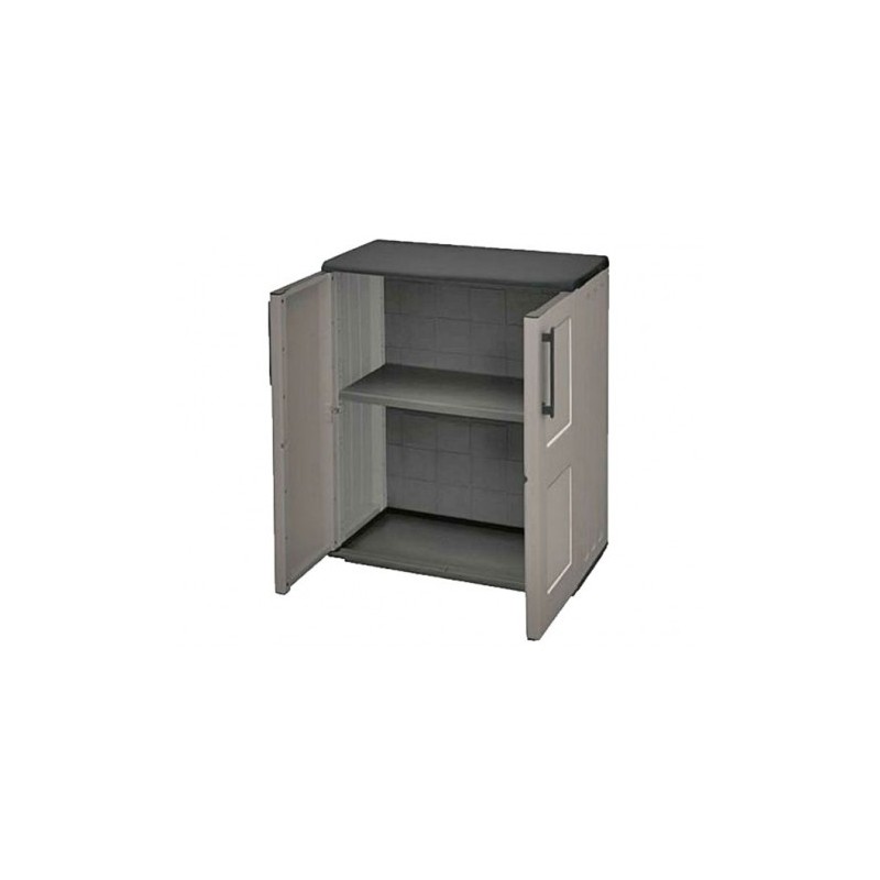 ARMARIO BAJO DE MEDIA ALTURA ESTANTE REGULABLE 680X370X840MM ARTPLAST