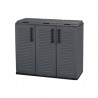 ARMARIO PARA RECICLAJE 3 COMPARTIMIENTOS 1020X370X840MM ARTPLAST