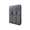ARMARIO ALTO CON ESTANTES REGULABLES 1020X370X1630MM ARTPLAST