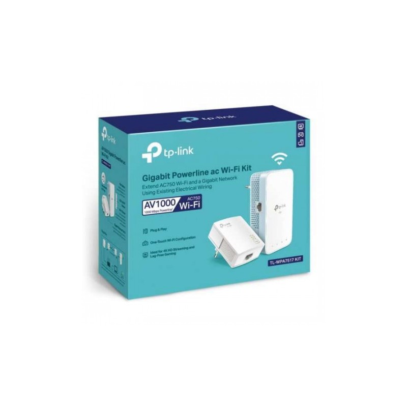KIT EXTENSOR POWERLINE WIFI TP-LINK...