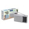 RADIO PORTATIL AM/FM DIAL CLASICO PLATA GEN-X