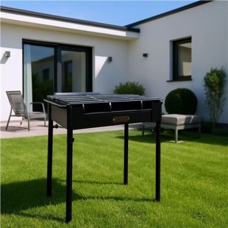 BARBACOA HIERRO CON PATAS 45X25CM ALGON