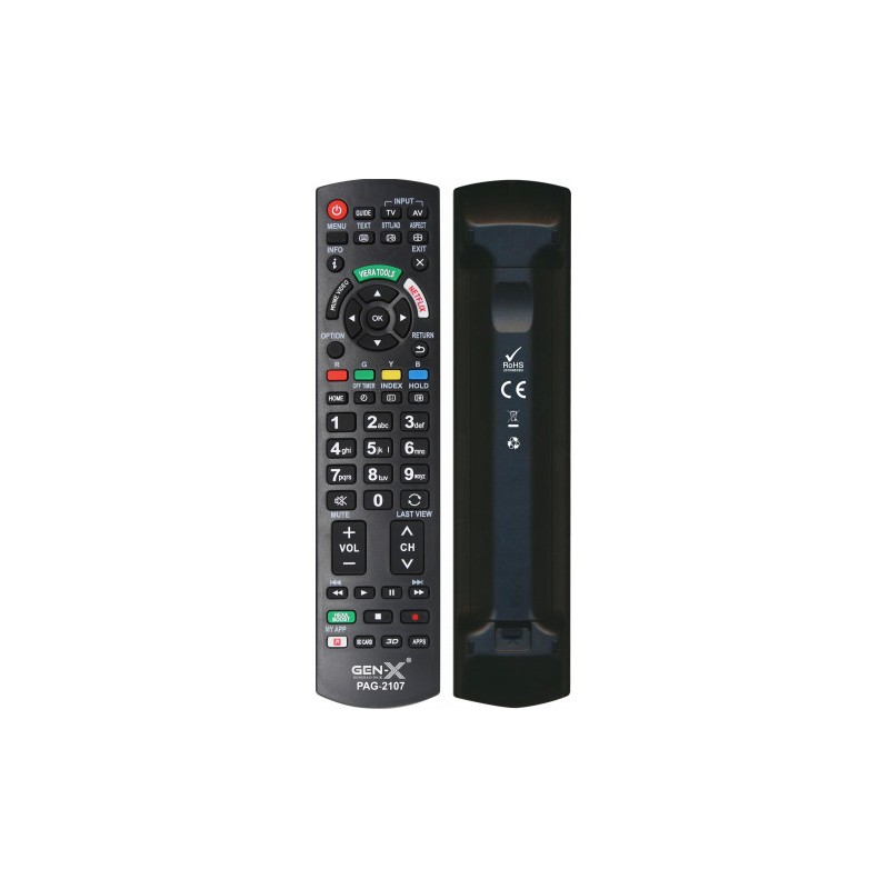 MANDO UNIVERSAL PARA TELEVISORES PANASONICG PAG-2107 GEN-X