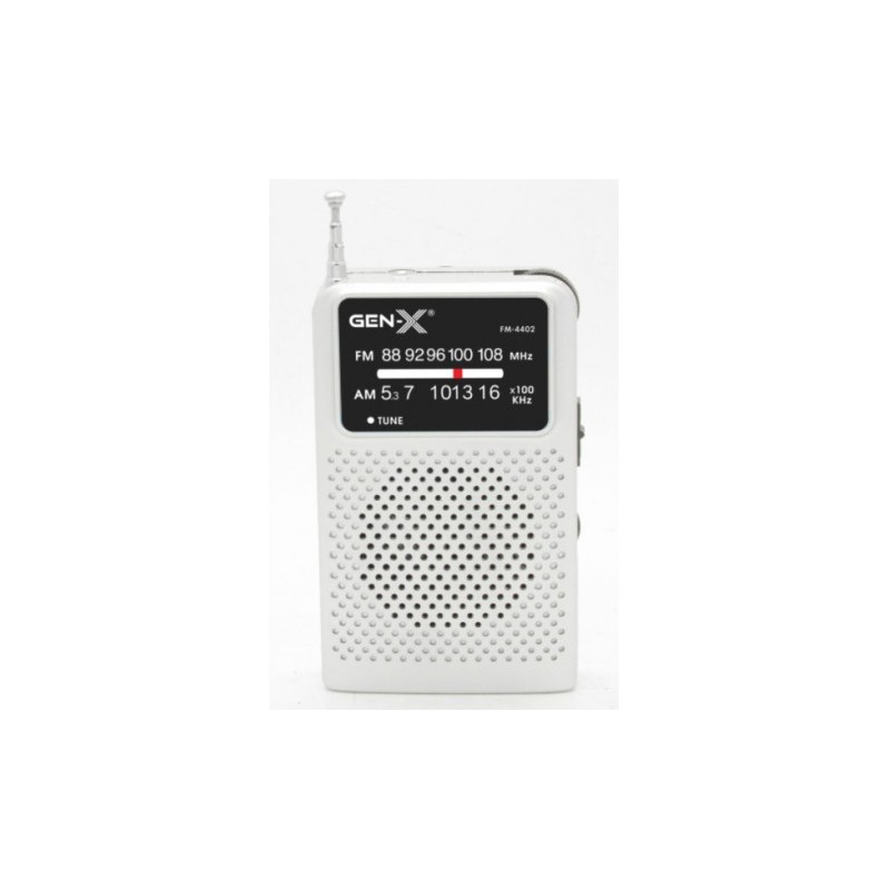 RADIO PORTATIL AM/FM ANALOGICA GRIS...