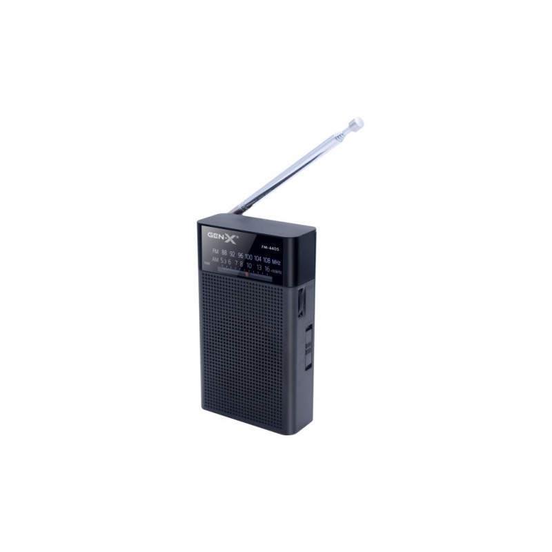 RADIO PORTATIL AM/FM ANALOGICA NEGRA...