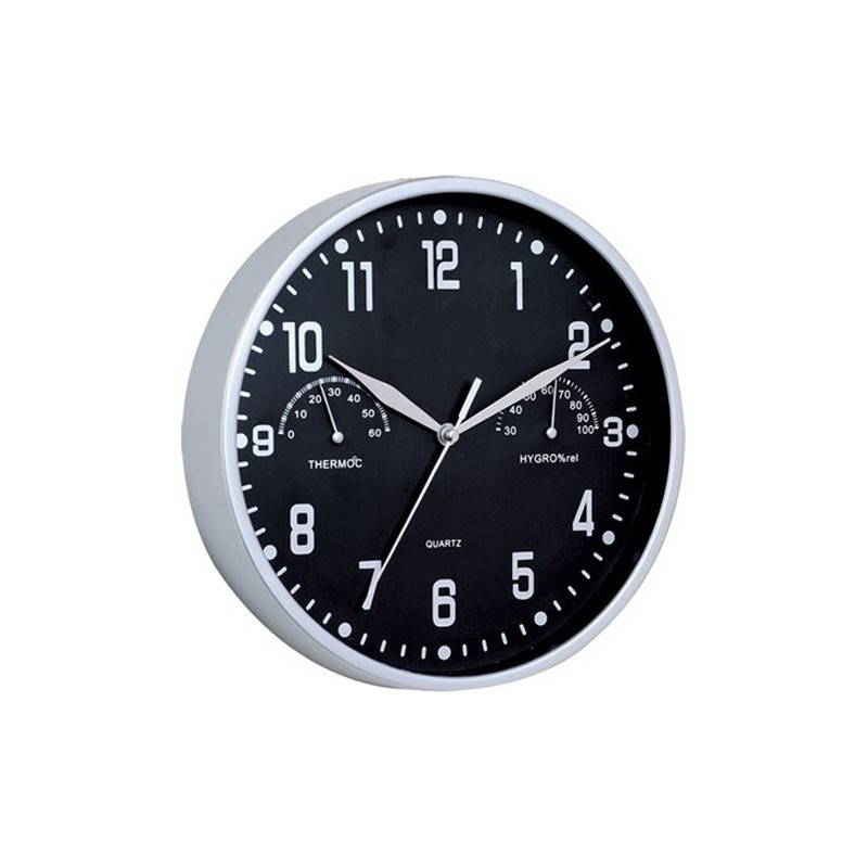RELOJ DE PARED CON TERMOMETRO REDONDO...