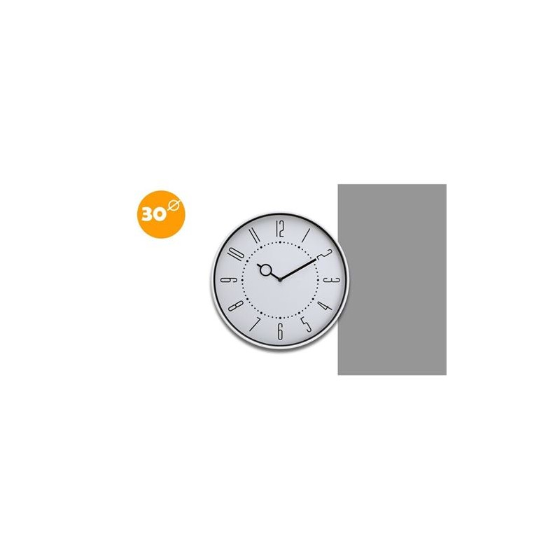 RELOJ DE PARED CLASICO REDONDO BLANCO...