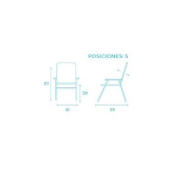 SILLA PLEGABLE 5 POSICIONES... 2