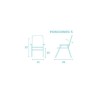 SILLA PLEGABLE 5 POSICIONES ALUMINIO 59X61X97 CON ASA