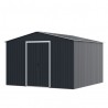 CASETA DE METAL | PUERTAS CORREDERAS 300X304.5X214.5CM (9.14M2) ANTRACITA