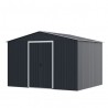 CASETA DE METAL | PUERTAS CORREDERAS 304.5X243X214.5 (7.4M2) ANTRACITA