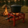 FOGÓN / HORNILLO DE GAS REFORZADO ALTA POTENCIA 1 FUEGO 40X40CM MUVIP