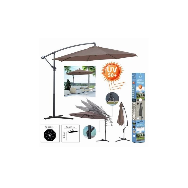 SOMBRILLA EXCENTRICA TOPO 300CM