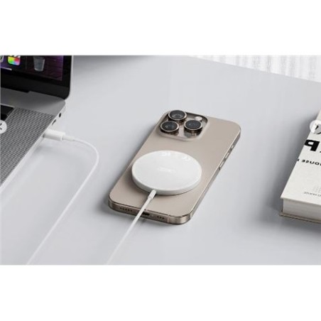 CARGADOR INALAMBRICO MAGNETICO 15W CX037 BLANCO XO