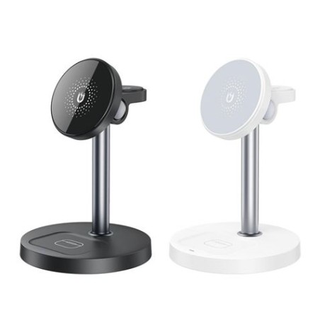 CARGADOR INALAMBRICO MAGNETICO 3 EN 1 CX038 BLANCO XO