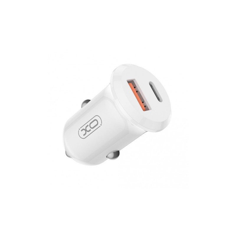 CARGADOR COCHE 2USB 30W BLANCO XO