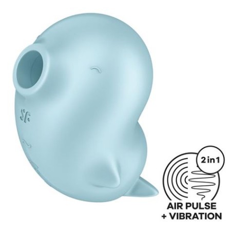 SUCCIONADOR CLITORIS CON VIBRACION SASSY SEAL SATISFYER