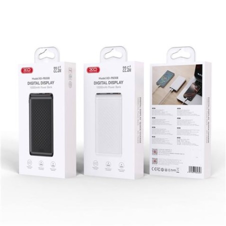 POWERBANK 10000MAH 22.5W PB308 NEGRO XO