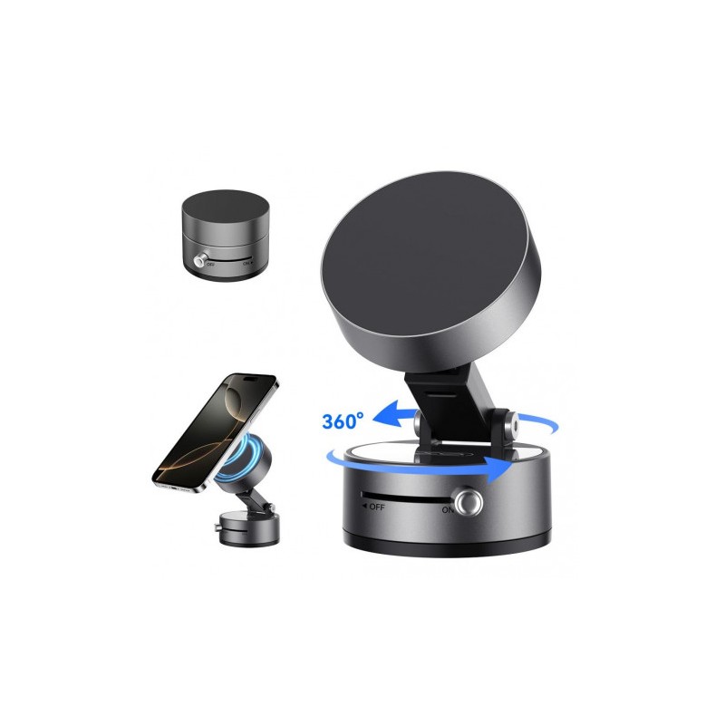 SOPORTE COCHE SMARTPHONE POR VACIO /...