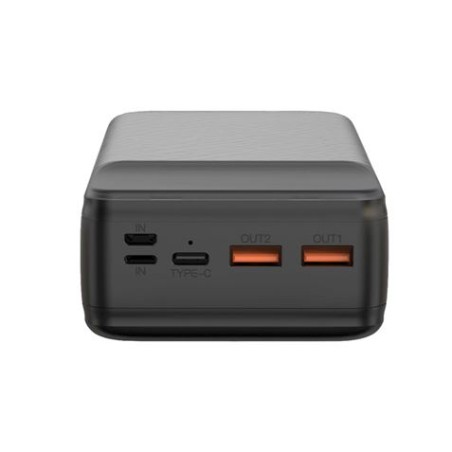 POWERBANK PR201 30000MAH | 2 ENTRADAS | 3 SALIDAS | 65W | LCD XO NEGRO