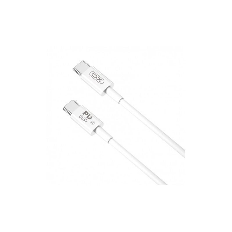 CABLE TIPO C A TIPO C 1 METRO NBQ190 BLANCO 60W XO