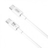 CABLE TIPO C A TIPO C 1 METRO NBQ190 BLANCO 60W XO
