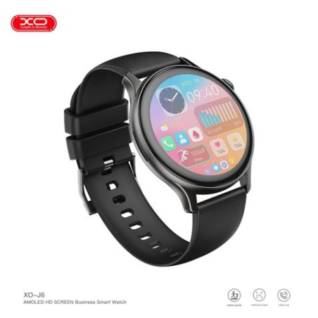 SMARTWATCH J6 1.43" AMOLED | IP68 | NEGRO XO