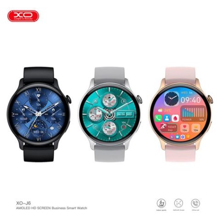 SMARTWATCH J6 1.43" AMOLED | IP68 | NEGRO XO