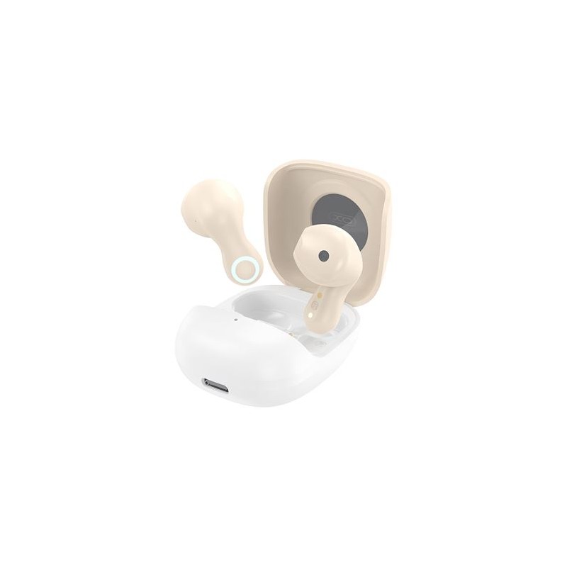 AURICULARES BLUETOOTH TWS G28 BEIGE XO