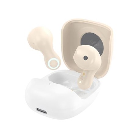 AURICULARES BLUETOOTH TWS G28 BEIGE XO