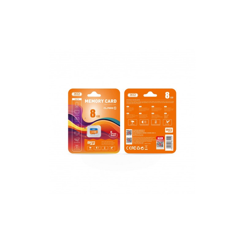 TARJETA MEMORIA MICRO SD 8GB CLASE 10 XO