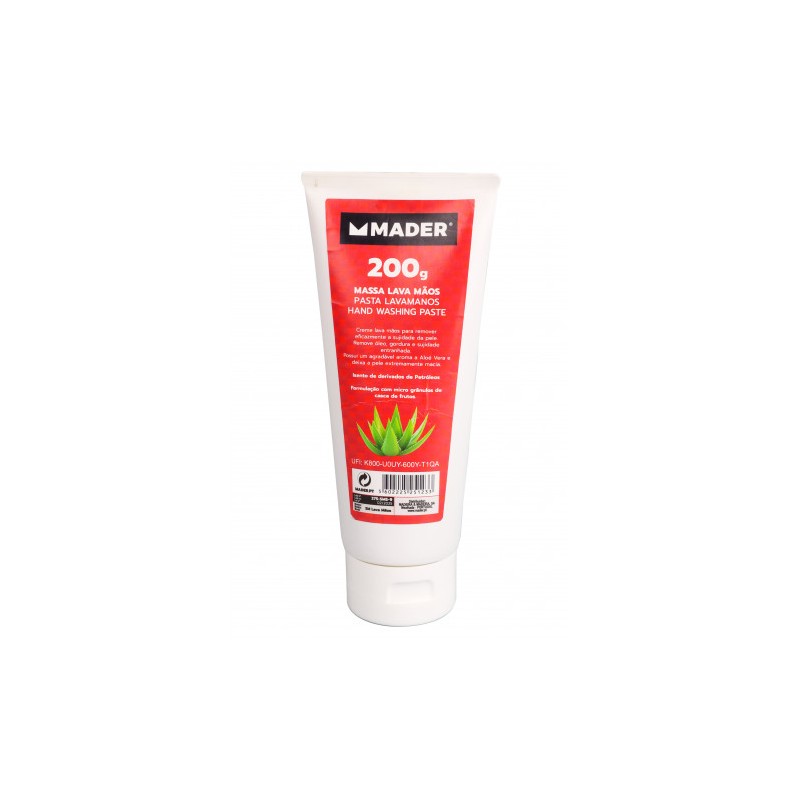PASTA LAVAMANOS QUITAGRASAS CON AROMA ALOE VERA 200GR MADER