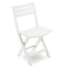 SILLA PLEGABLE DE RESINA BIRKI BLANCA 44X41X78CM