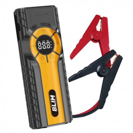 ARRANCADOR BATERIAS 4 EN 1 CON COMPRESOR 12.000 MAH BLIM