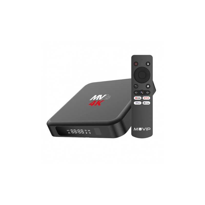 MINI PC SMART TV MV23 4K 5G | ANDROID 14 | QUAD CORE | 4GB RAM | 32GB MUVIP