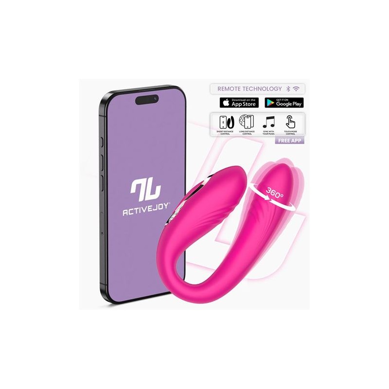 VIBRADOR PARA PAREJAS 360º ROSA COUTY...