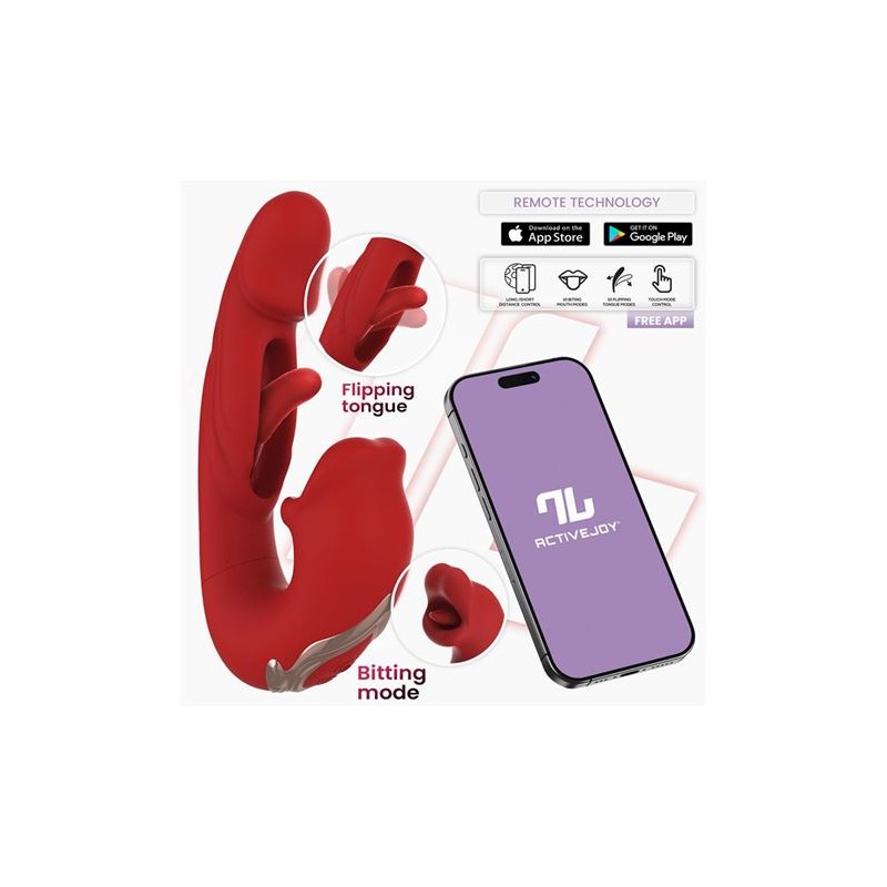 VIBRADOR CON FUNCION DE MORDISQUEO Y...