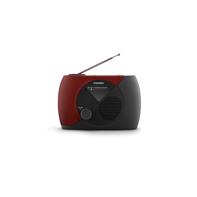 RADIO FM PORTATIL GRANATE/NEGRO RT353 THOMSON