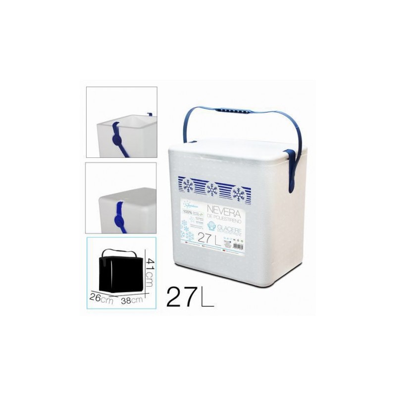 NEVERA DE POLIESTIRENO 27 LITROS CON...