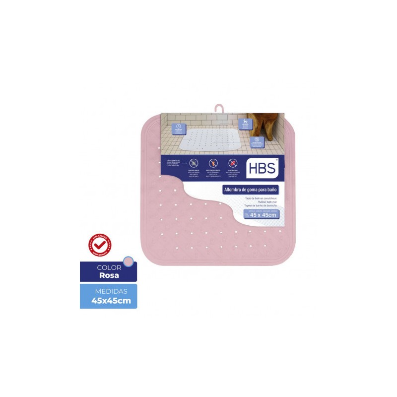 ALFOMBRA GOMA NATURAL - 450G ROSA HBS