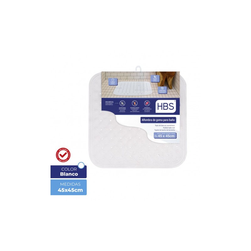 ALFOMBRA GOMA NATURAL - 450G BLANCO HBS