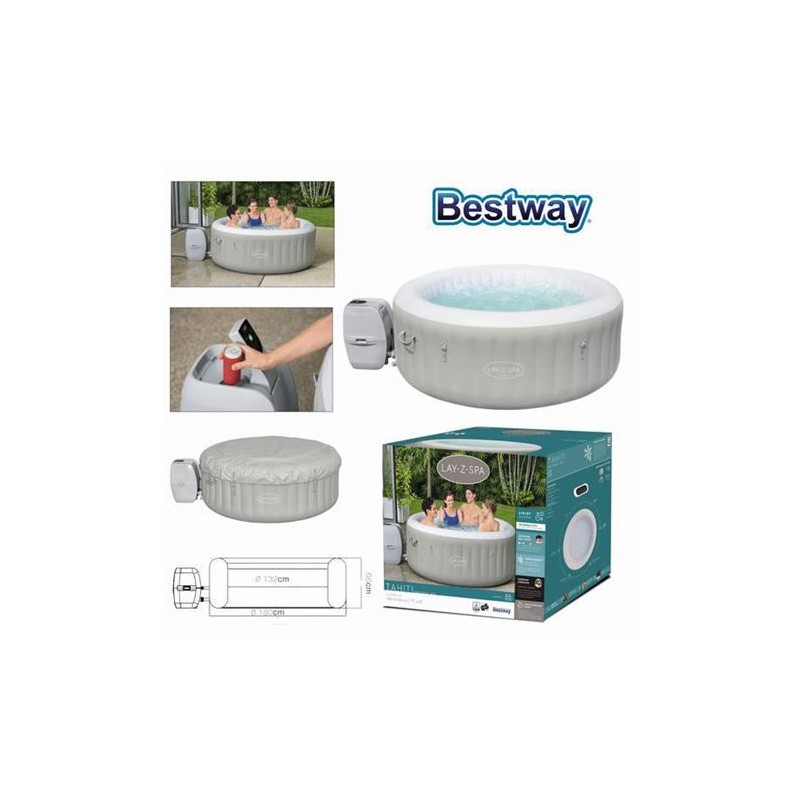 SPA TAHITI 180X180X66CM 4-6 PERSONAS...