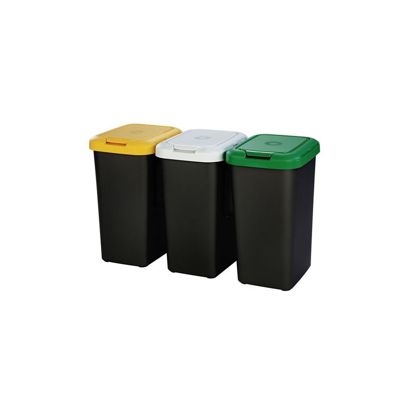 SET 3 PAPELERAS DE RECICLAJE DE...