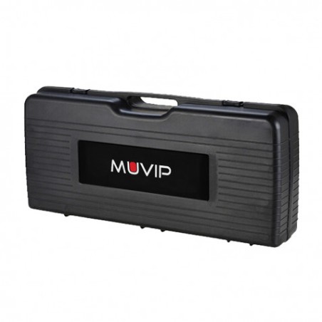 COCINA DE GAS PORTATIL DOBLE BOMBONA ACERO + PLANCHA + MALETIN MUVIP