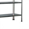 ESTANTERIA ACERO GALVANIZADO 4 BALDAS 70X30X145CM BLIM