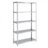 ESTANTERIA ACERO GALVANIZADO 5 BALDAS 90X30X180CM BLIM