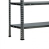 ESTANTERIA ACERO GALVANIZADO 3 BALDAS 70X30X70CM BLIM