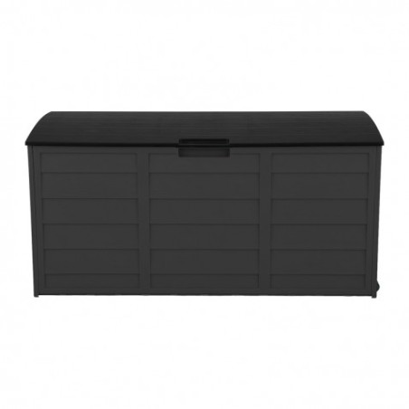 BAÚL RESINA 290 LITROS 112X49X54CM GRIS OSCURO SUNGARDEN