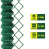 MALLA DE VALLADO PLASTIFICADA 60X60X2.9MM 1.5X25 METROS SUNGARDEN